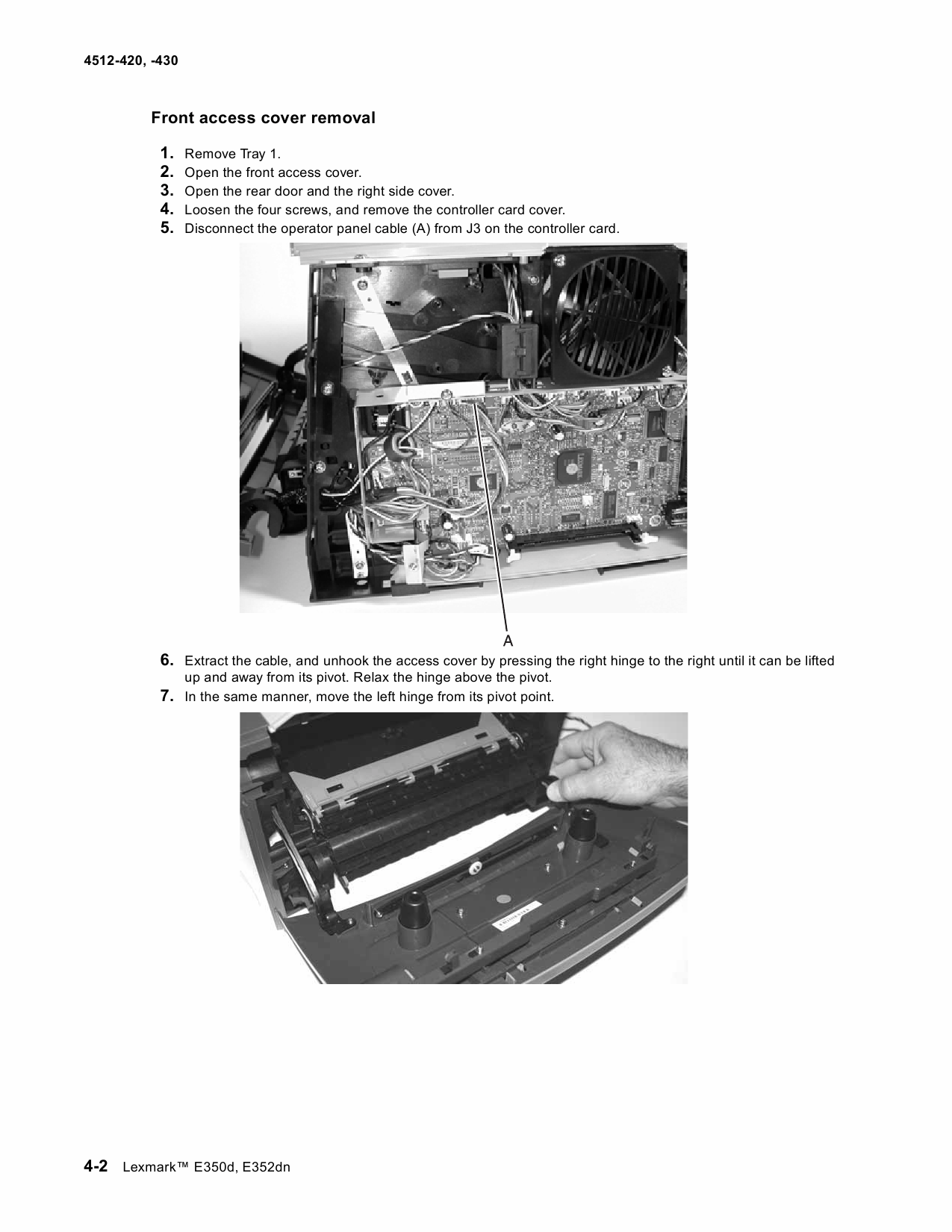 Lexmark E E450dn 4512 Service Manual-4